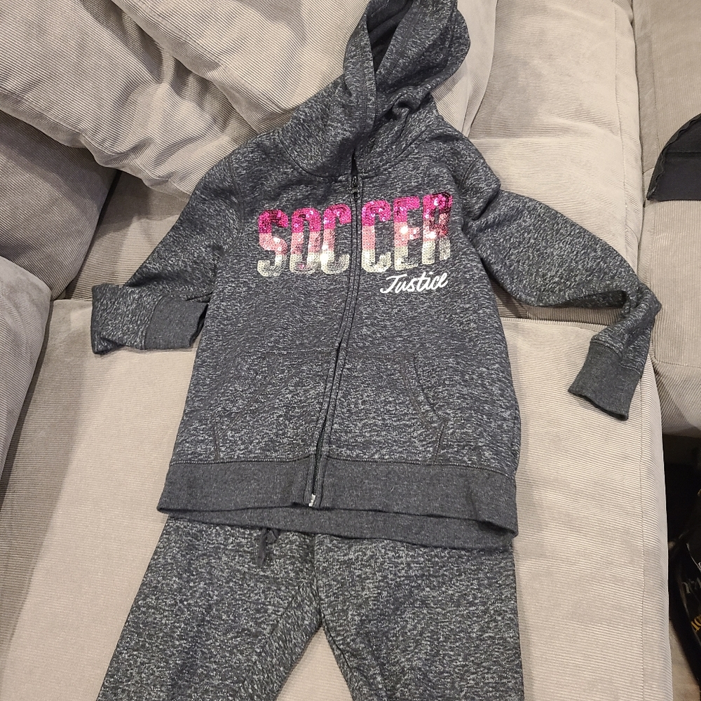 Girls (kids) Justice Sweat Suite 3 pcs